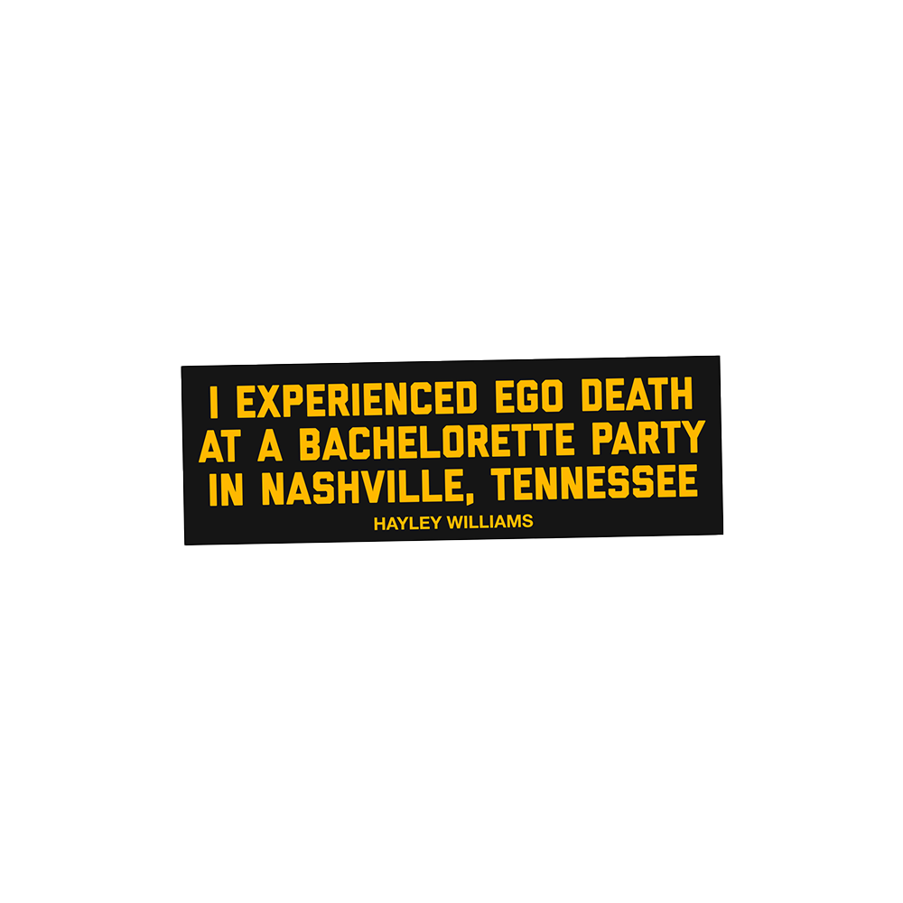 Bacholorette Party Bumper Sticker