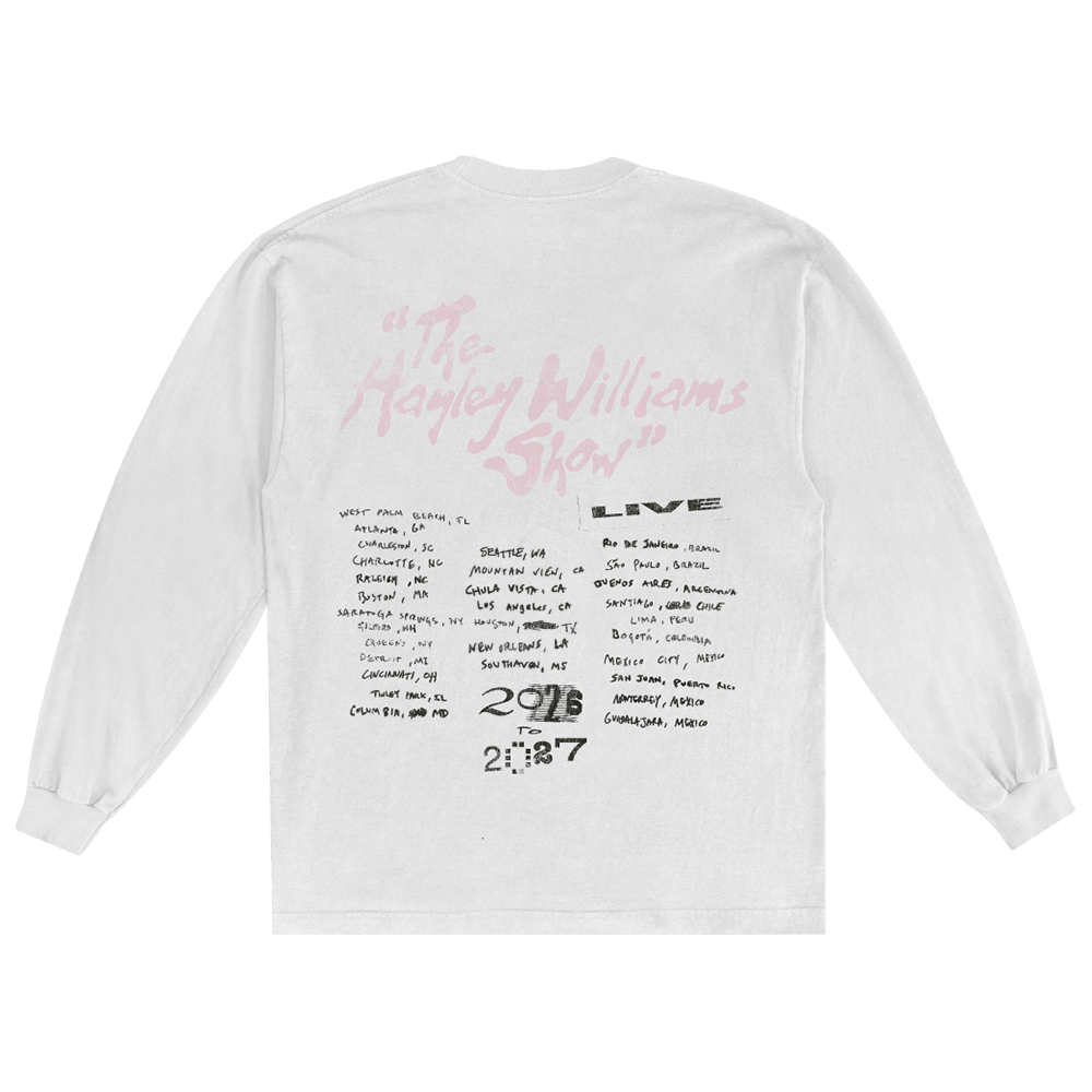 "THWS" Long Sleeve Tour Tee - PREORDER